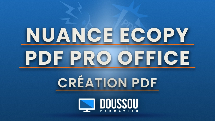 Nos cours et formations Nuance eCopy PDF Pro Office